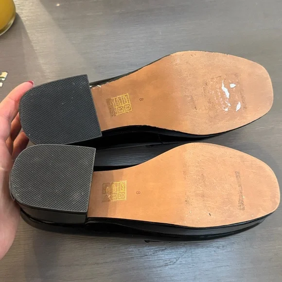 Jeffrey Campbell Patten Leather Student Square Toe Loafers. Size 8 - Picture 7 of 7